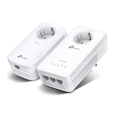 TP LINK KIT EXTENSOR WIFI AC POWERLINE AV1300 CON TOMA DE CORRIENTE ADICIONAL